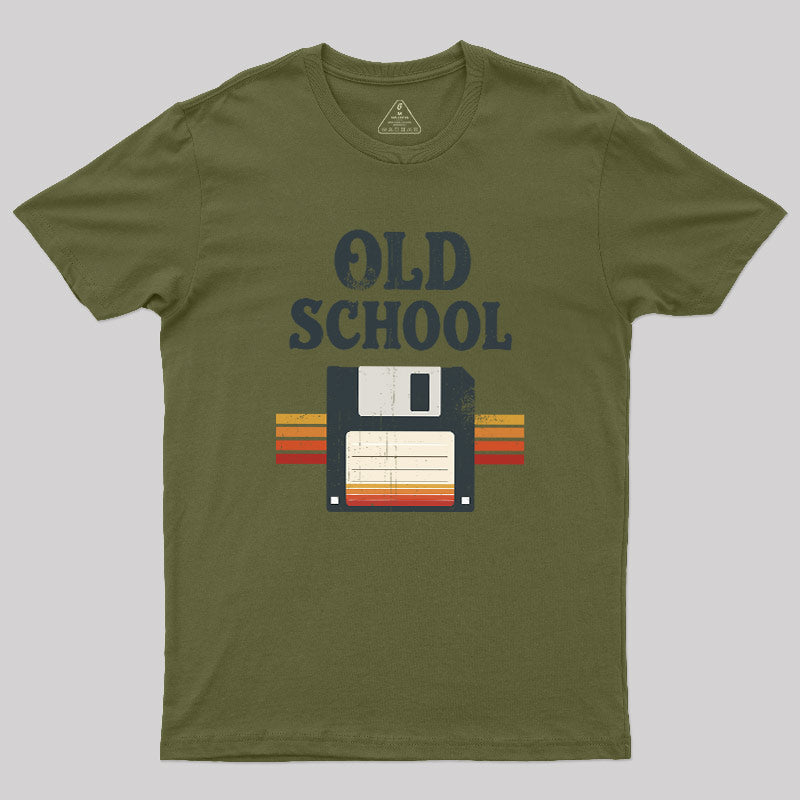Old School Floppy Icon Geek T-Shirt